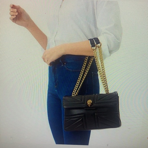 - - KURT GEIGER LONDON KENSINGTON LEATHER  SHOULDER BAG - Picture 3 of 15